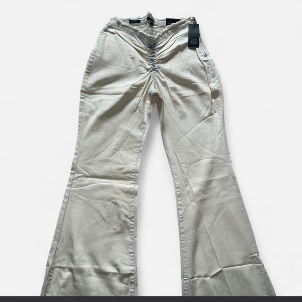 Target Women's Cream Flare Jeans